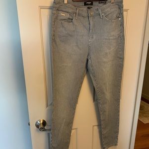 Nine West Blue&White striped; worn once; ankle